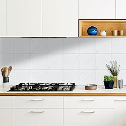 practicalWs 10pcs Marble Peel and Stick Tile for