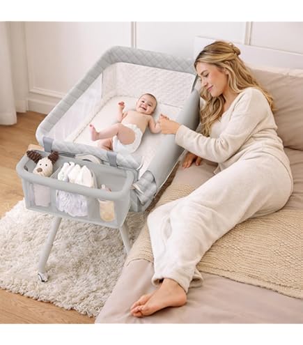 Amazon.com: suihuooo 4-in-1 Baby Bassinet, Portable Bassinet