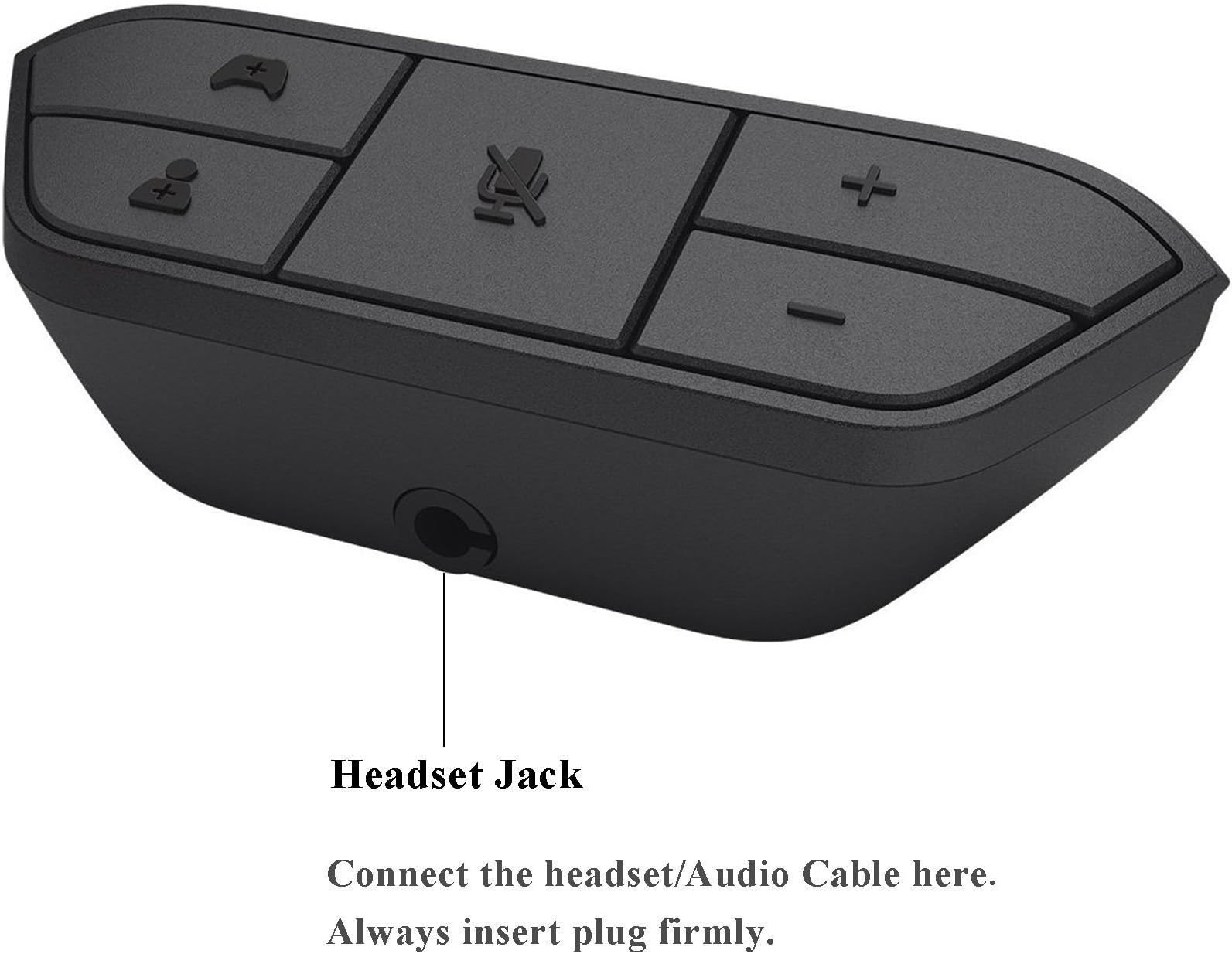 Game Ear Audio Mic Stereo Headset Adapter for Xbox One