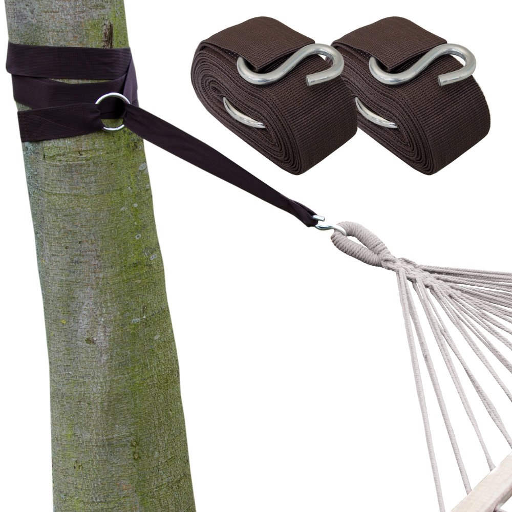 AMANKA XXL Hammock Tree Straps – 6.4m Heavy-Duty Suspension Kit, Max Load 250kg, Adjustable Hanging System for Garden & Camping