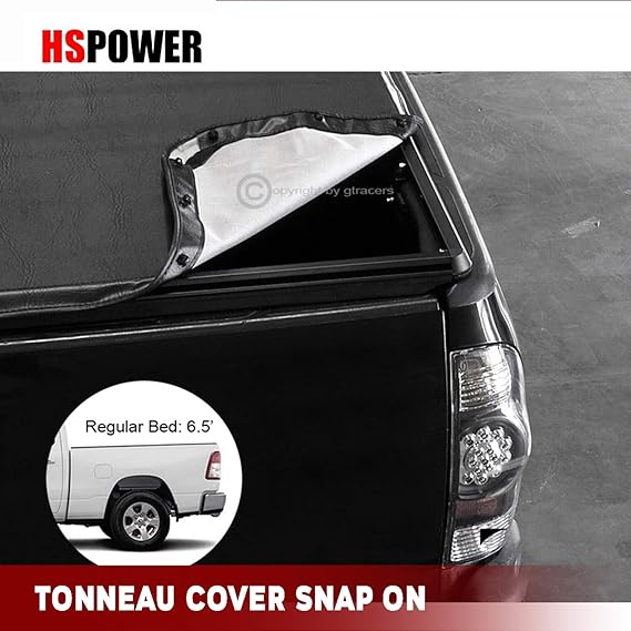 Truck Bed Accessories Automotive For 2019 Dodge Ram 1500 6 4 76 8 Bed Lock Roll Up Soft Vinyl Tonneau Cover