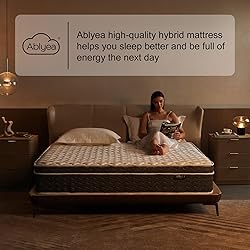 Ablyea Queen Mattresses 12 Inch Hybrid Mattress in