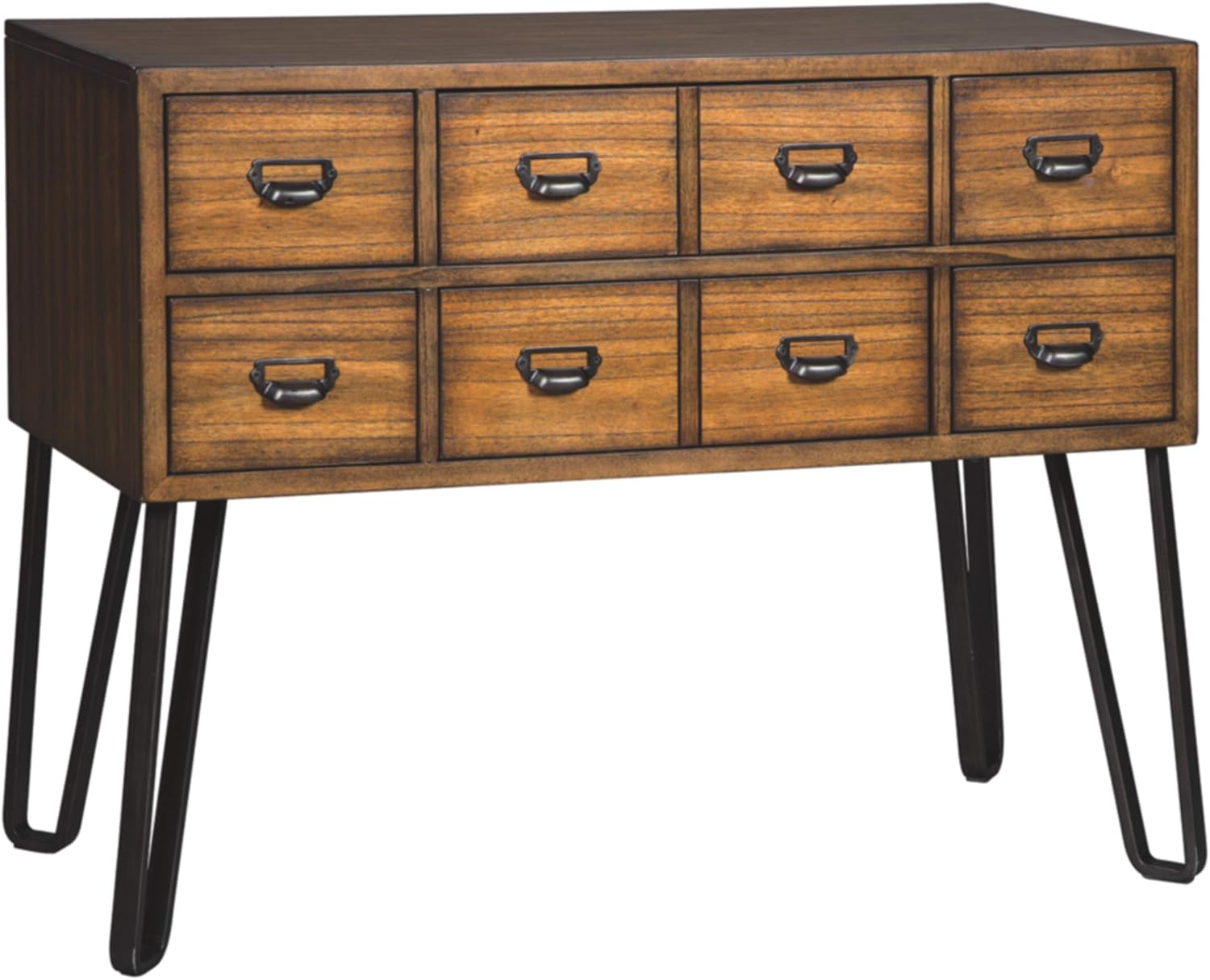 Signature Design by Ashley Centiar Buffets, 42.00" W x 17.50" D x 32.00" H, Two-Tone Brown