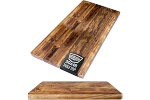 HEIRLOUM Reclaimed Wood Table Top - Rustic Recycled Wooden Piece Perfect for Kitchens, Dining and Coffee Table Tops (Reclaimed Wood Table Top - Economy, 30" x 48")