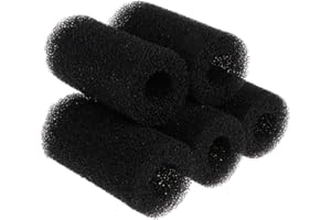 5 Pack Pre-Filter Sponge Black Foam Rolls Aquariums Cover Accessories Cut to Fit Block Coarse Pad Sheet