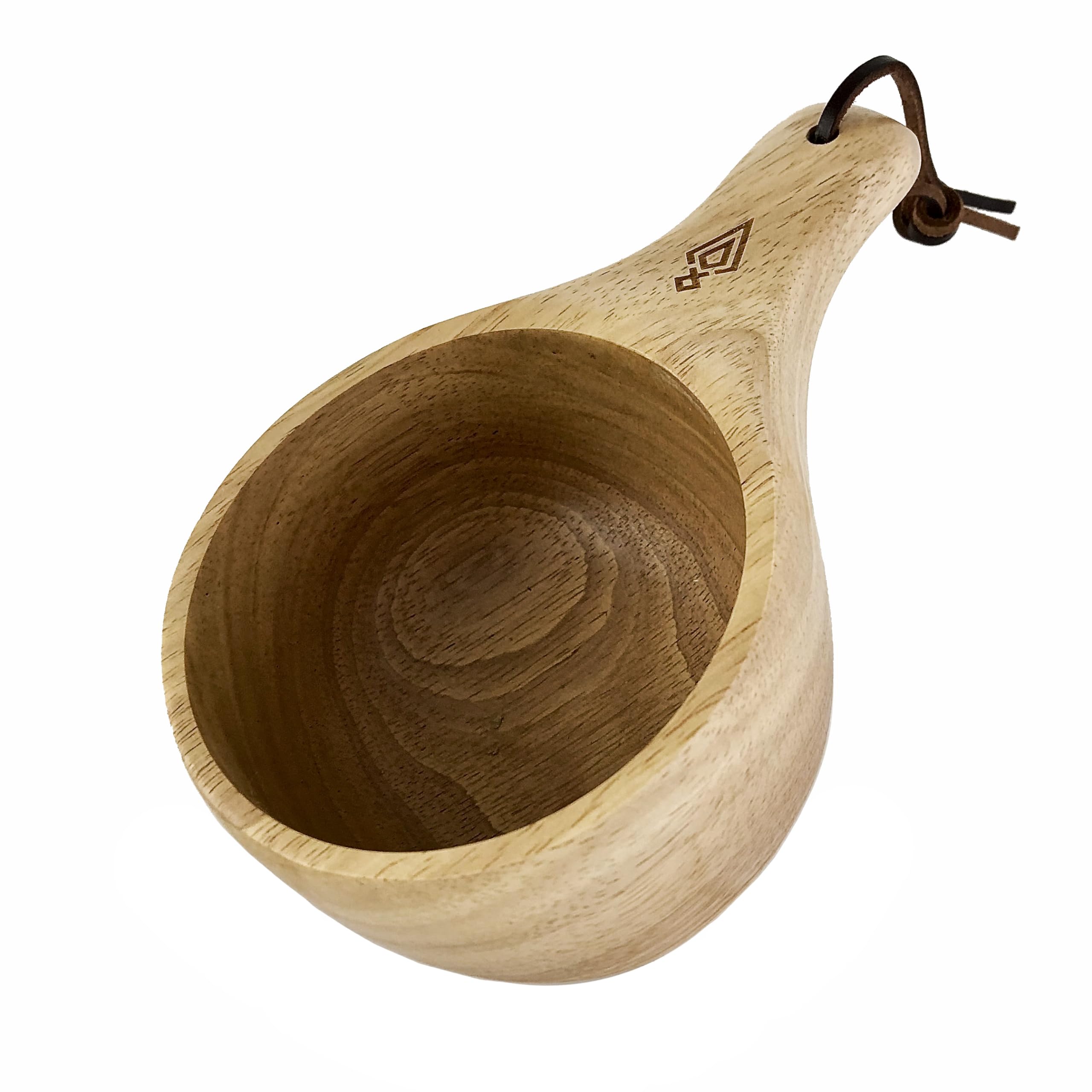 Vårdkas Hand-Carved Bushcraft Wooden Kuksa Mug - Perfect for Camping, Hiking & Outdoor Adventures - Your 300ml Versatile Drinking Cup