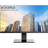 KOORUI 22 Inch Computer Monitor, FHD 1080P Desktop Display, 75HZ Ultra Thin Bezel/Eye Care/Ergonomic Tilt, HDMI VGA Ports LED