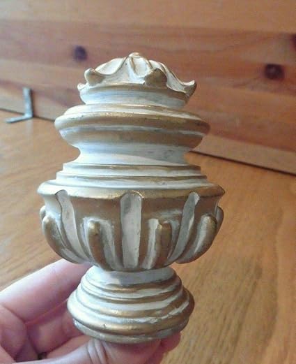 Amazon Com Finial For Vintage Plaster Curtain Rod Finial Newel