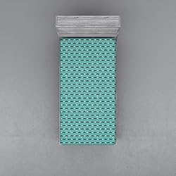 Ambesonne Hipster Fitted Sheet, Mustaches Little