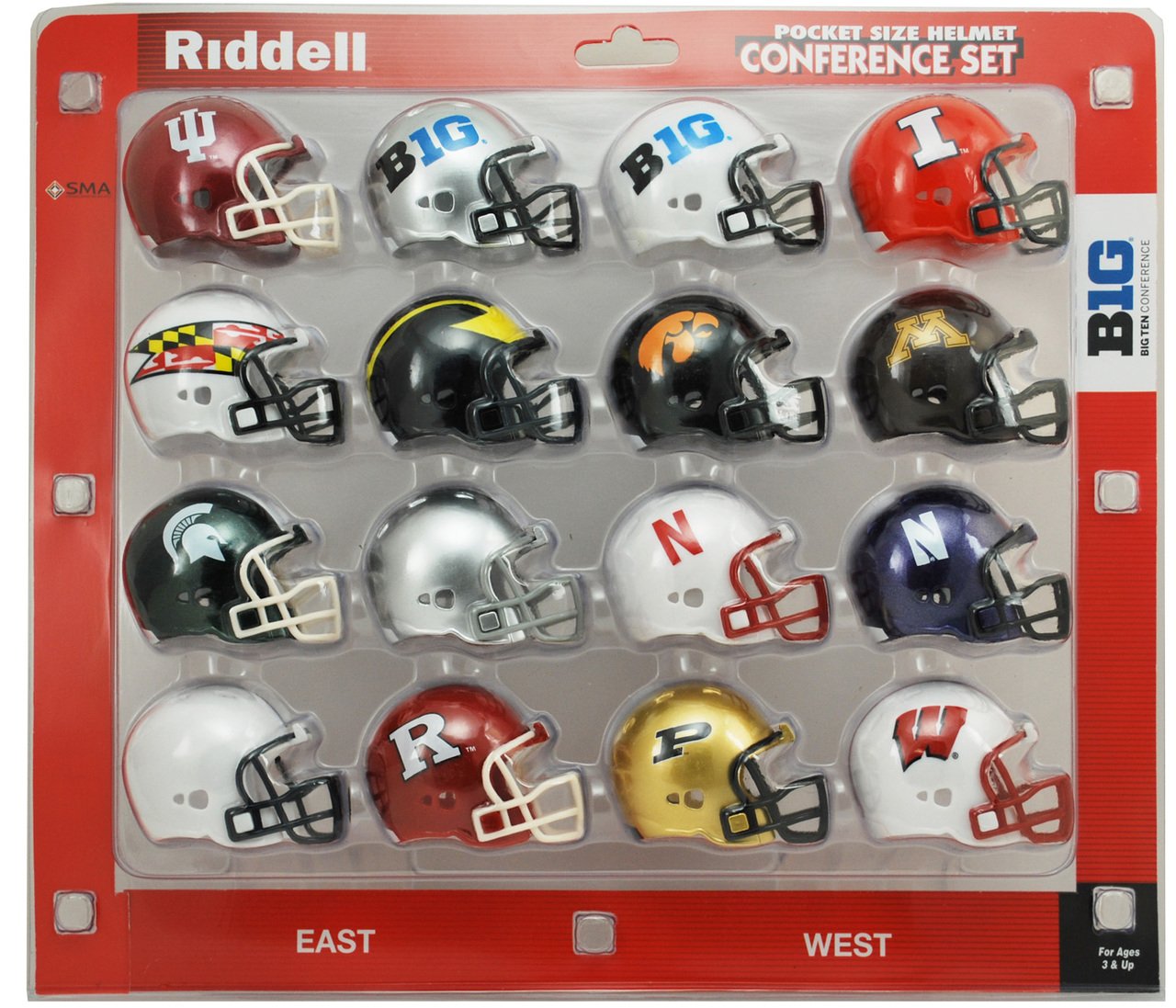 Big 10 Pocket Pro Revolution Conference Set 2015 Sporting Goods Team