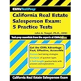 CliffsTestPrep California Real Estate Salesperson Exam: 5 Practice Tests