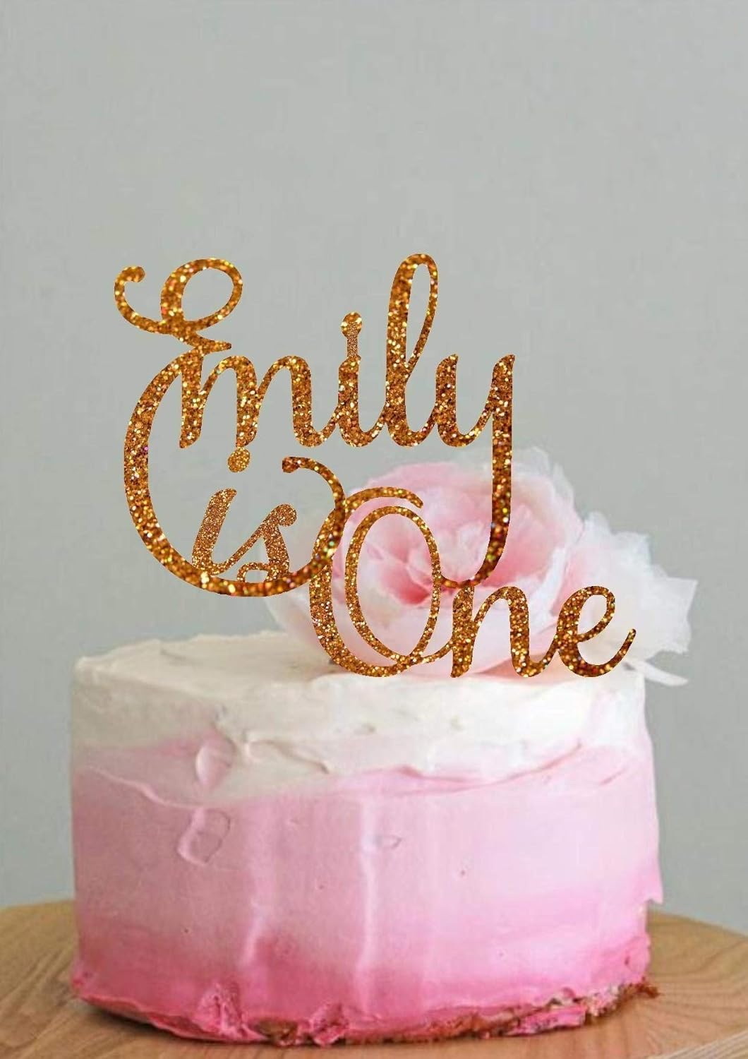 Personalized Cake Topper First Birthday Name Custom