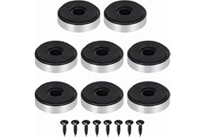 MECCANIXITY 8 Pcs Speaker Isolation Feet,40mmx10mm Plastic Foam Shock Absorption Base Pad Anti Vibration Amplifier Stand Feet