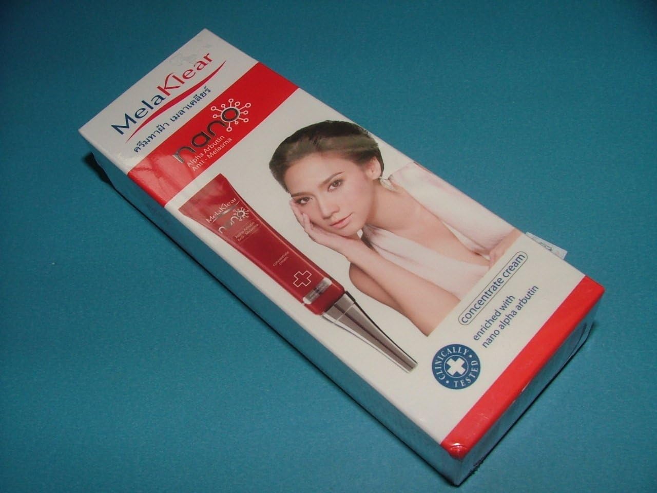 Melaklear Nano Alpha Arbutin Anti-melasma Concentrate Cream 10g Amazing of Thailand