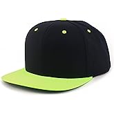 Trendy Apparel Shop Oversize XXL Structured Blank Flatbill Snapback Cap
