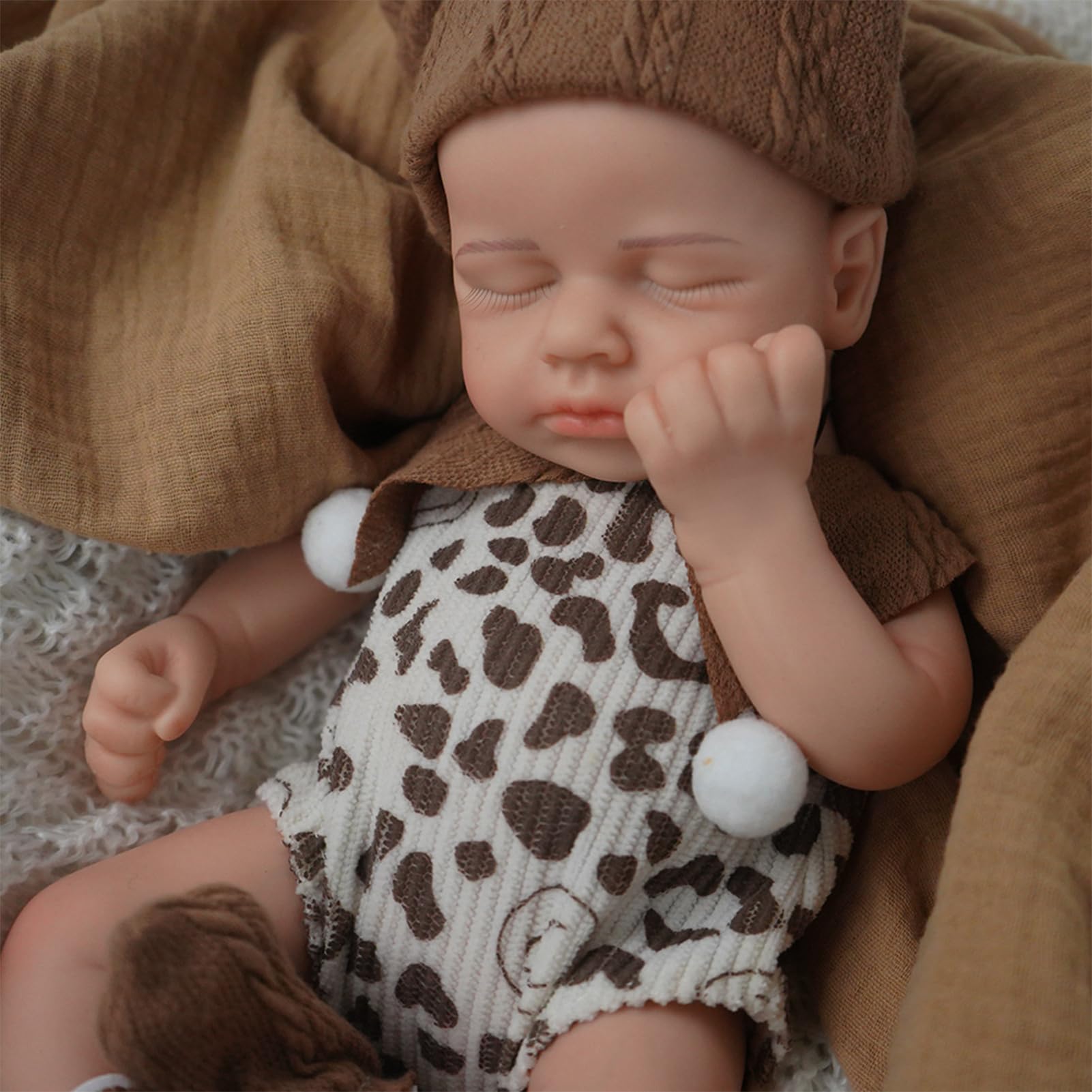 Photo 1 of SOFTMARY 12-Inch Full Silicone, Lifelike Reborn with Realistic Veins, Sleeping Realistic