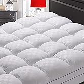SameBed Mattress Topper Cal King,Extra Thick Mattress Pad Cover for Back Pain,Cooling Mattress Protector with 8-21 Inch Deep
