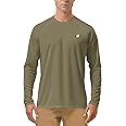 Roadbox Mens UPF 50+ UV Sun Protection Shirts Outdoor Long Sleeve SPF Rash Guard for Fishing Hiking Swimming Running