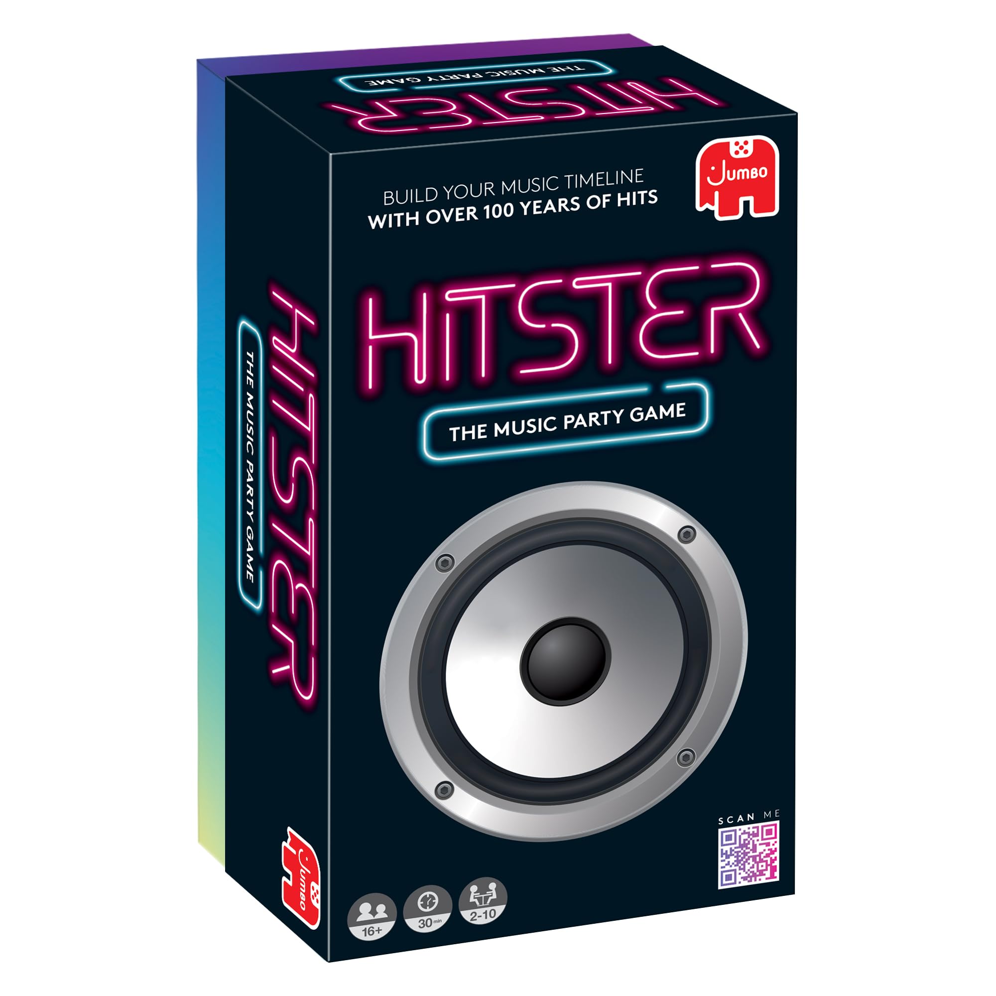Hitster - The Music Party Board Game, Fun Music Card & Quiz Game - 300+ Iconic Hits - For Valentines Day, Adults, Friends & Family Gatherings, Dinner Parties & Date Nights - 2-10 Players, UK Edition