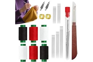 37 Sewing Tool Set | Needle And Thread Kit | Stainless Steel Sewing Needles with Needle Threader & Sewings Thread | Multipurp