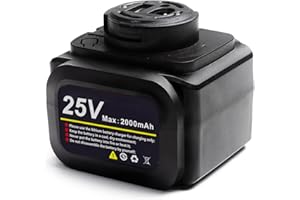 T TOVIA Electric Pruning Shears Battery, 25V 2Ah Lithium Battery for Mini Chainsaw, Compatible with Models GPS51-B2540 GPS72