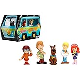 Jada Toys - MetalFigs 2.5" Scooby-Doo! 5-Pack – Shaggy, Scooby, Daphne, Velma, Fred – Die-Cast Figures – Collectible Display – Ages 8+