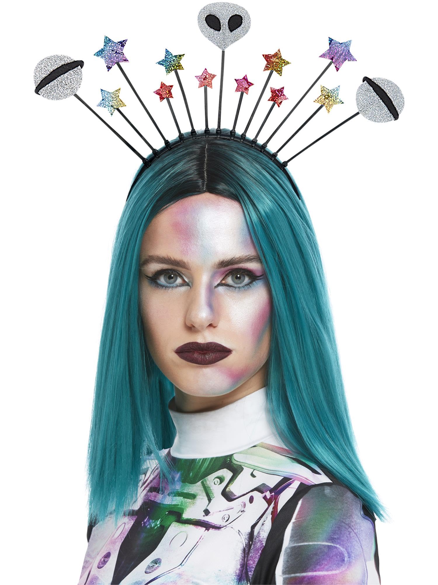 Smiffys Space Headband, Halloween Fancy Dress Accessory, Halloween Fancy Dress Accessories Dress Up Accessories