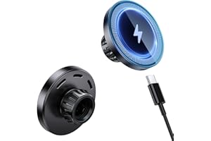 ARMOLABX Magnetic Ball Mount Adapter Compatible with MagSafe Charging, [Heavy-Duty] Magnetic Charge Mount Fits 17mm/0.67inch 