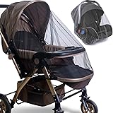 Baby Stroller Mosquito Net (2 Pack) - Durable Mesh