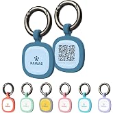 Pawaii Dog ID Tag, Silent Silicone QR Code Tag, Scan Alerts, No App, 1 Pack | Updatable online profile, emergency contacts, no subscription, lost pet recovery, collar friendly, lightweight wear