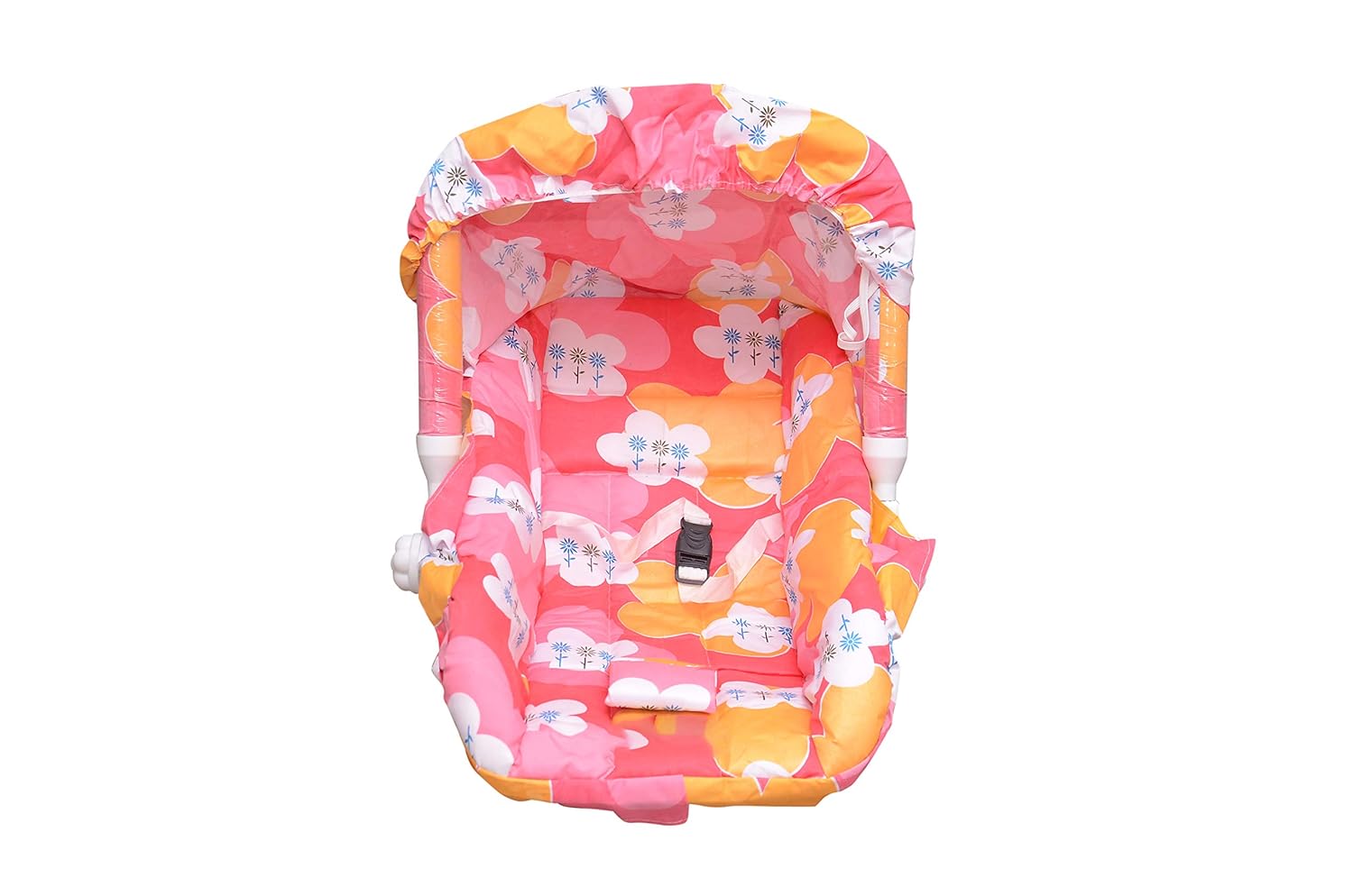 Pink Multipurpose 10 in 1 Baby Carry CotBaby Bouncer with Mosquito Net