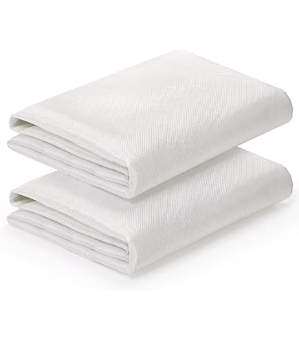 1000 Degree High Temperature Resistance Silica Fiberglass Fabric With Satin Weave White Golden Cloth - View #4