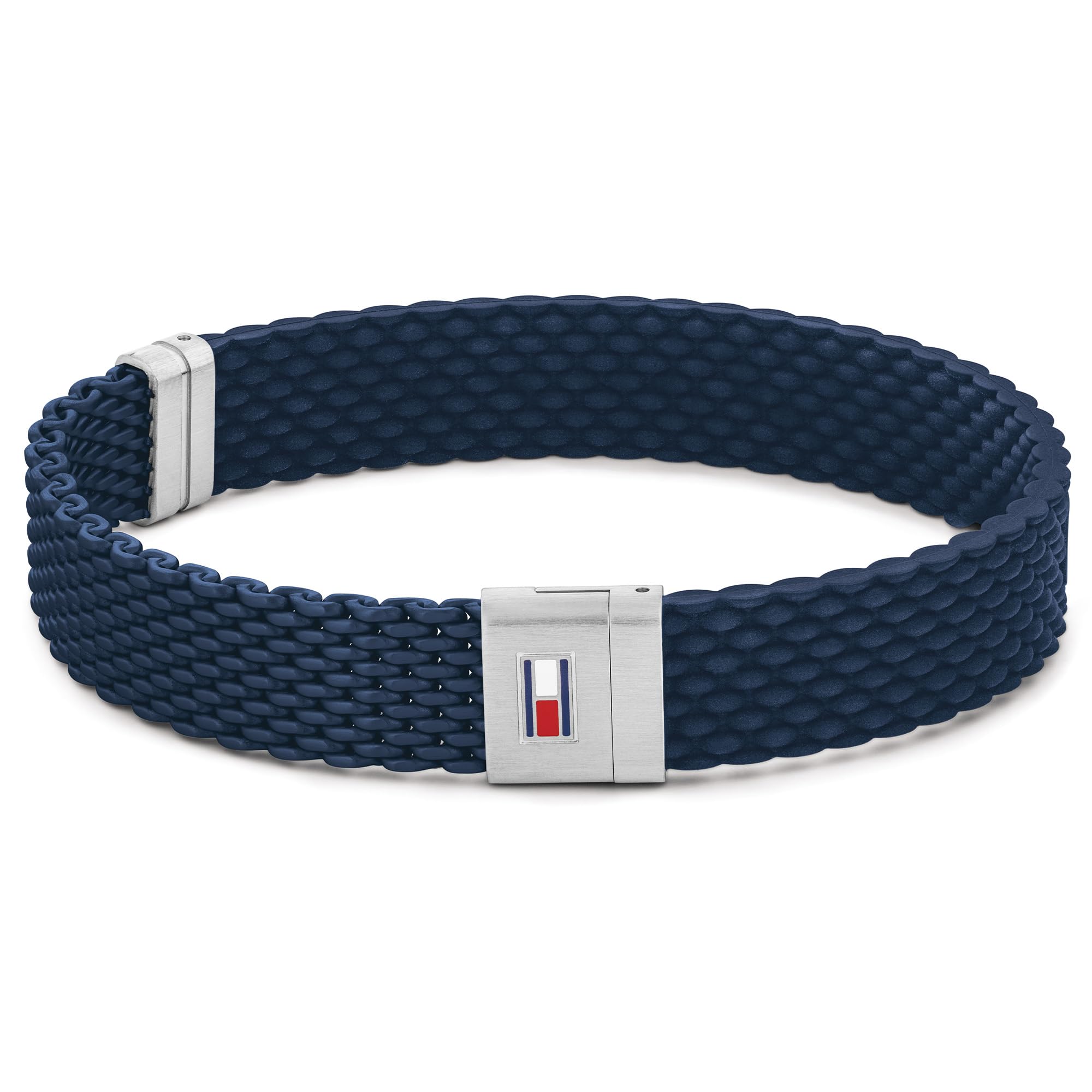 Tommy Hilfiger Jewelry Men's Silicone Bracelet with the Iconic Flag - 2790239S