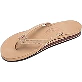 Rainbow Sandals Women's Double Layer, Narrow Strap, Leather Sandals w/Arch