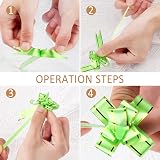 Frendour Cellophane Bags 100pcs 6x10in Clear Bags with Colorful Bows & Ties view 5