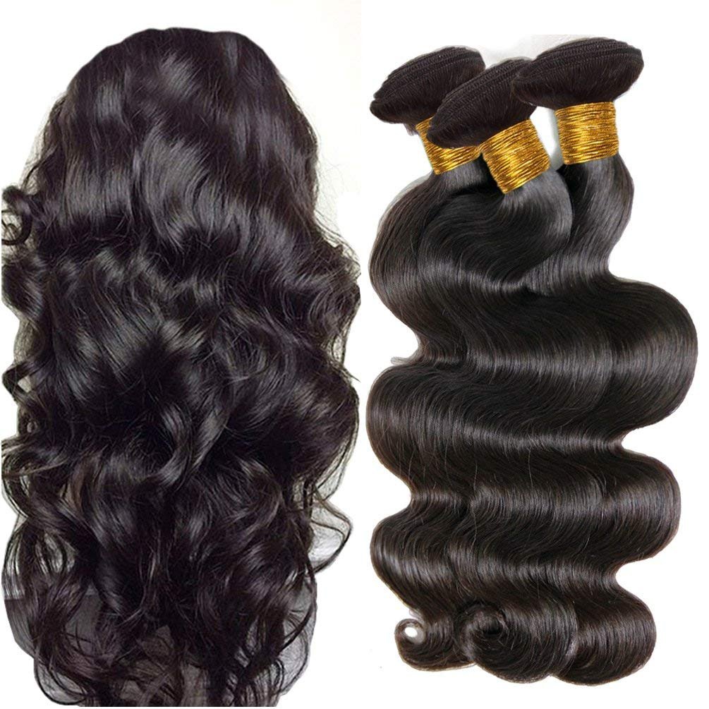 8A Grade Virgin Brazilian Body Wave Hair 3 Bundles 100% Unprocessed Brazilian Virgin Human Hair Weave Weft 14" 16" 18"