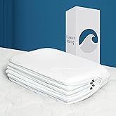 Bluewave Bedding Versalayer Adjustable Layer Pillow - 20 Heights from 0.75 to 6 Inches - Adjust Height and Firmness - 6 Thin Memory Foam Pillows - for Stomach, Back, and Side Sleepers (Standard)