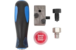 WODHMIEY 3/16in Flaring Tool, Metal Handheld Brake Line 4.75 mm DIN Bubble Flare Tool, for Motorcycle Automotive Truck