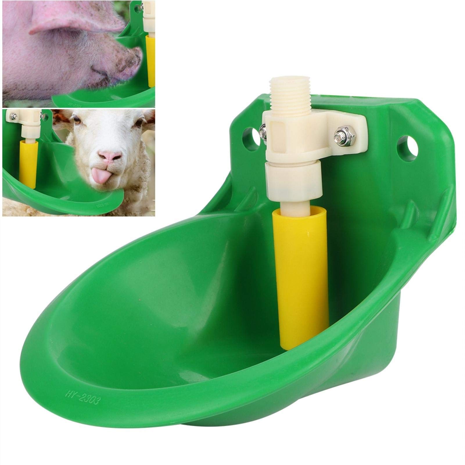 Leftwei Automatic Gravity-Fed Water Bowl 1L for Pets and Livestock - ABS Plastic, Suitable for Dogs, Cats, Horses, Cattle, Sheep, Pigs