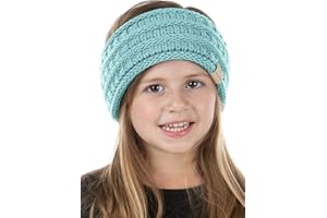 Funky Junque Kids Headwrap Headband Ear Warmer - Mint