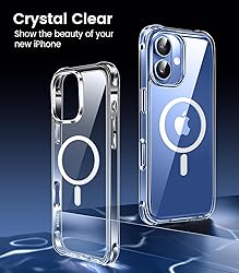 Mkeke Magnetic Clear Case for Phone 17, Compatible