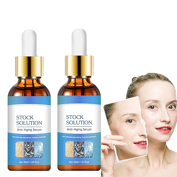 2PCS FACE SERUM ANTI-AGING COLLAGEN SERUM FOR FACE REDUCE FINE LINES WRINKLES BOOST SKIN COLLAGEN HYDRATE & PLUMP SKIN(2 X 30ML)