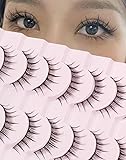 Manga False Lashes Natural Eyelashes - 12mm Natural