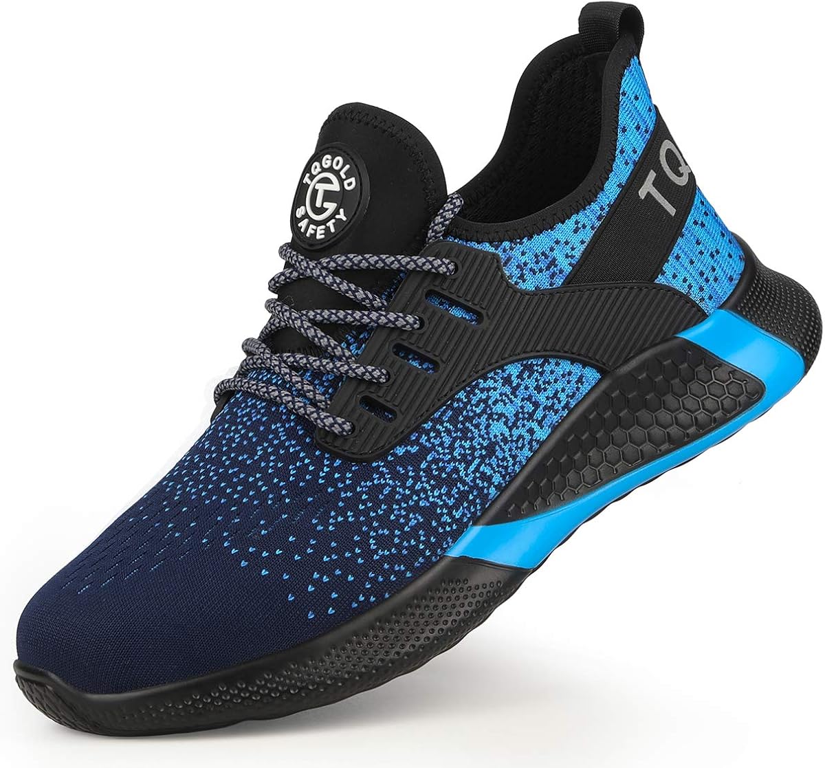 tqgold Safety Shoes for Men Women Steel Toe Sneaker Work Shoes