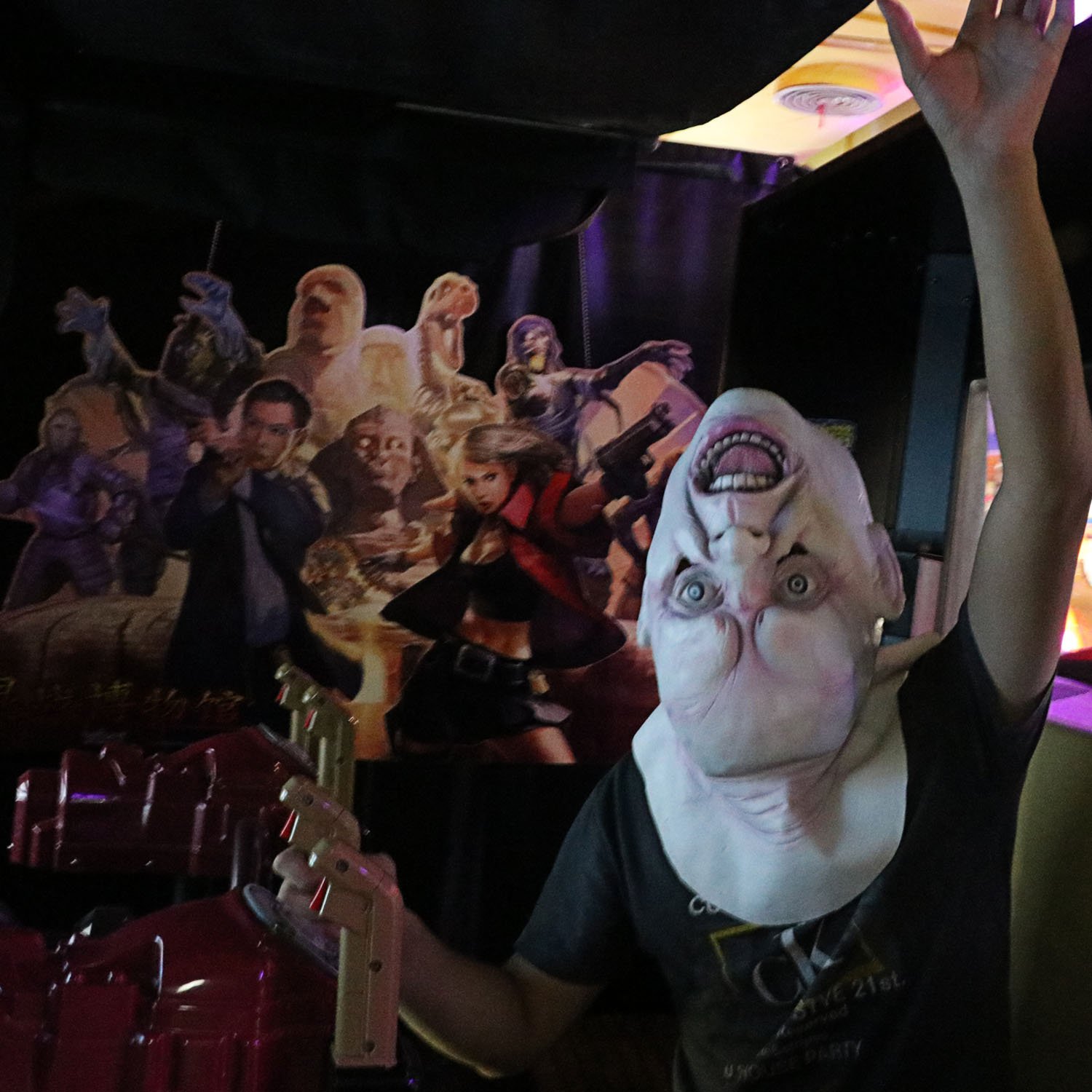 Upside Down Full Head Mask,Latex Rubber Mask by Monstleo, Halloween Costume Party Mask for Masquerade/Birthday Parties,Carnival Decorations