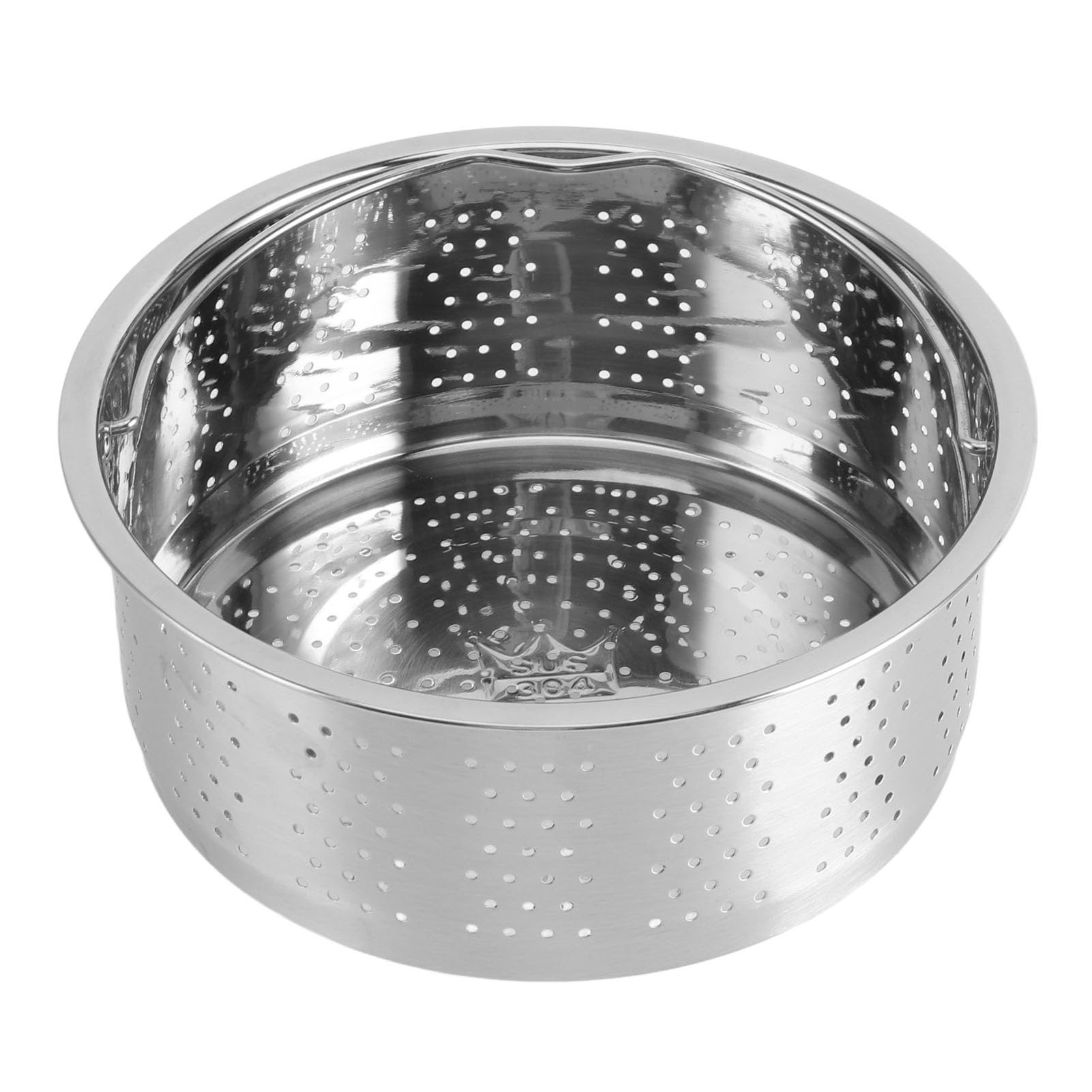 Steam Basket, Stainless Steel Steam Basket with Handle Sugar Removal Rice Cooker Insert Steaming Rack Steamer Cookware Steamer for Cooking (20cm)