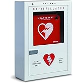 Philips HeartStart AED Defibrillator Premium Wall Cabinet, 16" W x 22.5" H x 6" D, Beige, PFE7024D (AED Sold Separately)