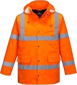 Portwest S460 Winter Hi Vis Hooded Jacket Orange Large view 4