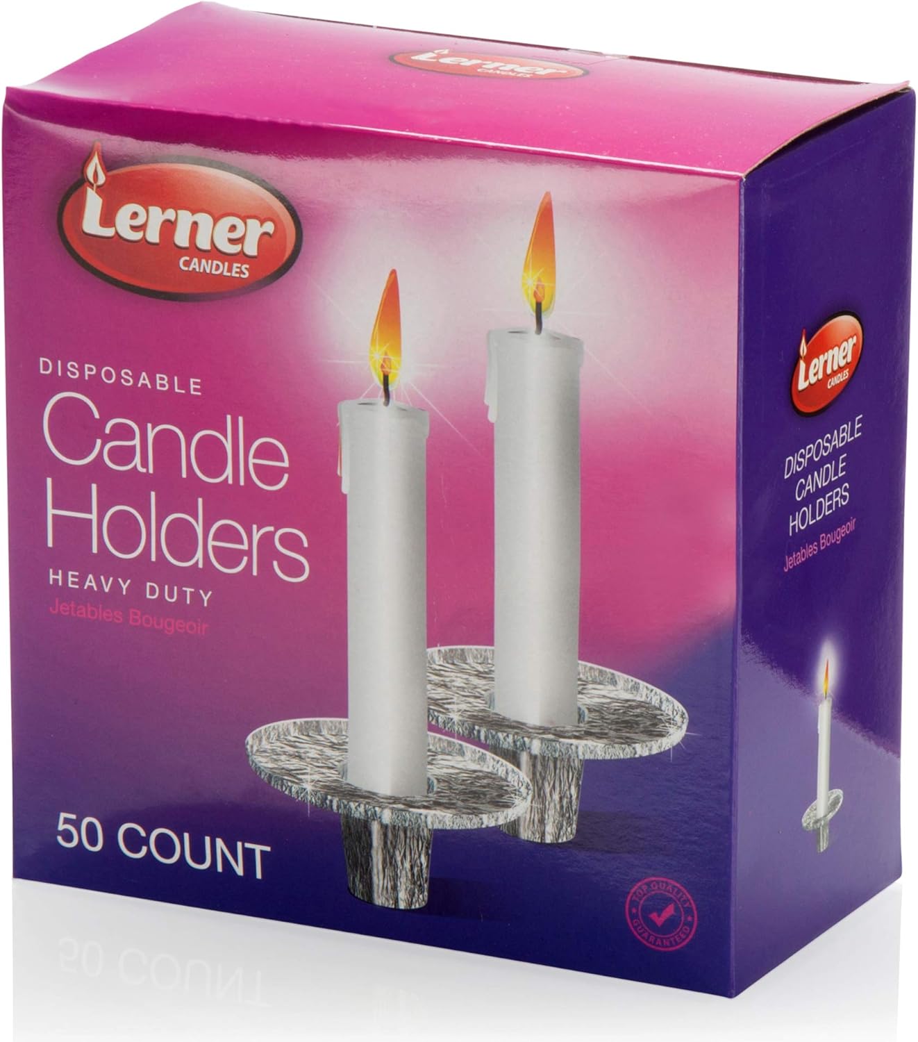 Amazon Com Aluminum Disposable Candle Holders For Taper Candles 50 Pack Heavy Duty Home Kitchen