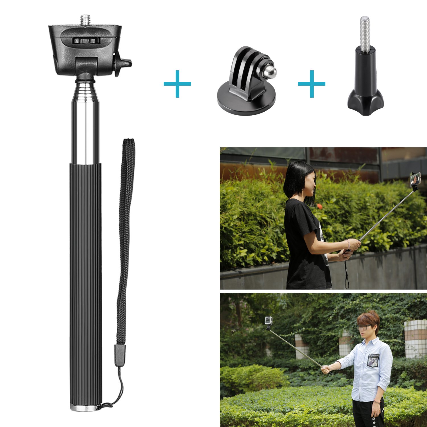 Sony Action Cam Hdr-as15 As20 As30v AS50 As100v As200v Hdr-az1 Mini Sony Fdr-x1000v Neewer/&reg; 25-in-1 Kit di Accessori per Sport Outdoor per GoPro Hero 4//3+//3//2//1// Sj4000//5000//6000//7000 Xiaomi Yi